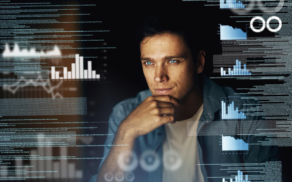 scherm met grafieken en voorspellende analyses door itarr ai implementaties