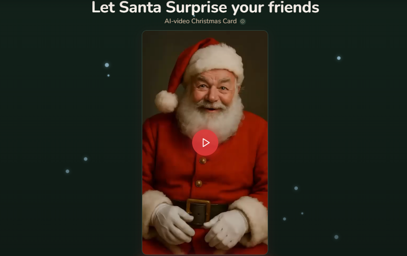 itarr lanceert santasnapp ai tool voor persoonlijke santa videoberichten